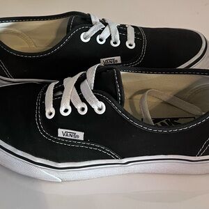 Vans Black Canvas Sneakers
